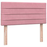 Box spring krevet s madracem ružičasti 80 x 220 cm baršunasti | shoptok.hr