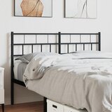 vidaXL Metalno uzglavlje crno 120 cm | shoptok.hr