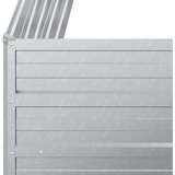  Povišena vrtna gredica 100 x 40 x 45 cm pocinčani čelik srebrna | Eponuda.com