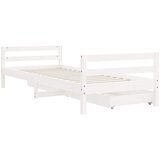  Okvir za dječji krevet s ladicama bijeli 80x200 cm od borovine | shoptok.hr