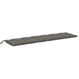  Jastuci za vrtnu klupu 2 kom tamnosivi 200x50x7 cm tkanine | Eponuda.com