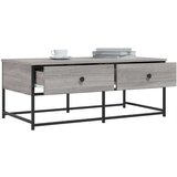  Stolić za kavu siva boja hrasta 100x51x40 cm konstruirano drvo | shoptok.hr