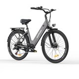Hillmiles milecity 250 w 26" električno treking kolo 36 v 13 ah 468 wh baterijsko mestno električno kolo s senzorjem navora - siva, (21365978) Cene