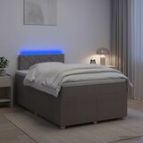  Boxspring krevet s madracem Sivosmeđa 120 x 200 cm Tkanina | shoptok.hr