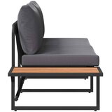  Vrtni kauč s jastukom Antracit 200,5 x 70 x 85,5 cm Čelik | shoptok.hr