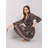 Italy Moda Dress-DHJ-SK-10201.93P-black-beige | Shoptok.si