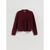 Reserved Vesta na vezanje - boja kestena | shoptok.hr