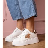 D/CEO marka niezdefiniowana White sneakers with a rhinestone stiletto and leopard print detail Lerisol | Eponuda.ba