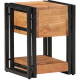  Noćni ormar 2 pcs Smeđa 30 x 30 x 40 cm Čvrsto drvo akacije | shoptok.hr