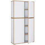 MID.YOU Arhivska Omara Salia B100, Bela, Barva Hrasta | Shoptok.si