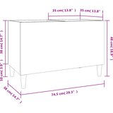 Ormarić za ploče bijeli 74,5 x 38 x 48 cm od konstruiranog drva | shoptok.hr