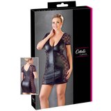 Cottelli Plus Size - mašna, haljina od čipke (crna) Cijene
