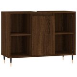 Maison Chic Kopalniška omarica - Kopalniški kabinet rjavi hrast 80x33x60 cm inženirski les, (21794597) Cene