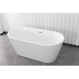 Sanotechnik Samostoječa kopalna kad York (Do x Š: 170 x 75 cm, Sanitarni akril, Bela) | Shoptok.si