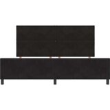 vidaXL Crni Baršunasti Krevet s Okvirom 200x200 cm | shoptok.hr