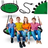 Neo-Sport Swingo ljuljačka “ gnijezdo” – zeleno, promjer 120 cm | shoptok.hr