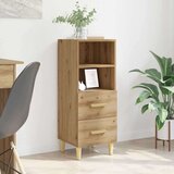 vidaXL Kreveta hrast artisan 34 x 34.5 x 90 cm Konstruirano drvo | shoptok.hr