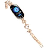 INF Smartwatch z merjenjem srčnega utripa, SpO2 in krvnega tlaka, IP67, Bluetooth 5.3 PinkGold, (5000263693) | Shoptok.si