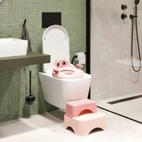 ECO TOYS sjedalo za toalet s ljestvicama i platformom za djecu – roza | shoptok.hr