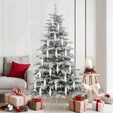 vidaXL Dekoracija božičnega drevesa 40 pcs srebrna | Shoptok.si