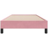  Okvir kreveta bez madraca Ružičasti 80x210 cm Baršun | shoptok.hr
