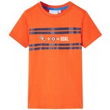 vidaXL Otroška majica temno oranžna 128 Cene