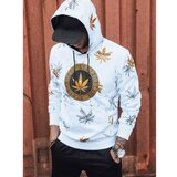 DStreet White men's sweatshirt with print BX5319 | shoptok.hr