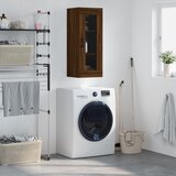 vidaXL Stenska omarica rjav hrast 34,5x34x90 cm Cene
