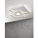  Ondaluce - LED prigušiva stropna svetiljka DOWEL LED/46W/230V 55x55 cm zlatna | Eponuda.com
