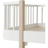 Oliver Furniture® otroška posteljica original day bed 90x200 white/oak | Shoptok.si