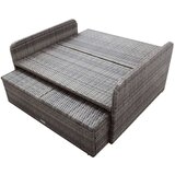  Vrtna sedežna garnitura z blazinami 2-delna poli ratan siva, (20680714) | Shoptok.si
