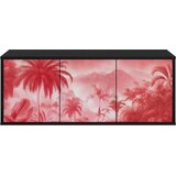  ormar za montažu na zid AACHEN 102 x 33 x 40 cm Crni hrast | shoptok.hr