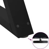  Noge za klubsko mizico 2 kosa črne 30 x (30-31,3) cm jeklo, (5000241527) | Shoptok.si