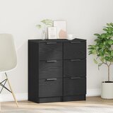 vidaXL Sideboard Crni hrast Konstruirano drvo Sideboard Pravokutni Cijene