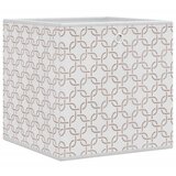  Sklopive kutije za pohranu 4 kom krem 32x32x32 cm od tkanine | shoptok.hr