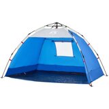 Šator za plažu za 2 osobe vodootporni azurnoplavi | shoptok.hr