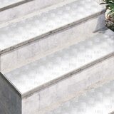  Stepenica Pravokutni 4 pcs Srebrno 100 x 25 cm Aluminij | shoptok.hr