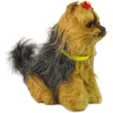  Interactive Plush Dog Soft fur Breed Yorkshire terrier Stroke its head and learn its functions | shoptok.hr