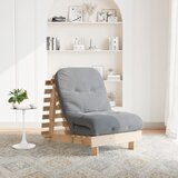 vidaXL Futon na razvlačenje s madracem 70x206x11 cm masivna borovina | shoptok.hr