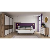 Mömax Omara Z Drsnimi Vrati Kya, Barva Hrasta, Bela, Š. 270 Cm | Shoptok.si