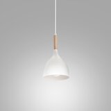  Luster na sajli NOAK WOOD 1xE27/15W/230V bela/bukva | Eponuda.com