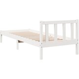  Okvir kreveta bez madraca bijeli 90x210 cm masivna borovina | Eponuda.com