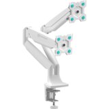 ONKRON Dvostruki Stalak za Monitore za 13 do 32-Inčne LCD LED Monitore do 9 kg, Bijeli | shoptok.hr