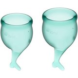 - Feel Secure Menstrual Cup Set Light Green  - Feel Secure Menstrual Cup Set Light Green Slike
