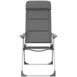  Stolice za kampiranje 2 kom sive 58 x 69 x 111 cm aluminijske | shoptok.hr