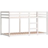 Krevet na kat sa zavjesama ružičasti 80 x 200 cm od borovine | shoptok.hr