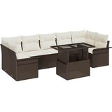  Sjedeća garnitura za vrt 8 kom. Smeđa [Sintetički]: Poli Ratan 289 x 132,5 x 85 cm | shoptok.hr