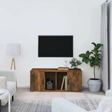  TV ormarić boja dimljenog hrasta 100x35x40 cm konstruirano drvo Smeđa | Shoptok.si