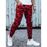 DStreet Men's camouflage sweatpants with red print | shoptok.hr