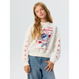 Sinsay Kratka božićna crewneck sweatshirt majica Stitch Slike